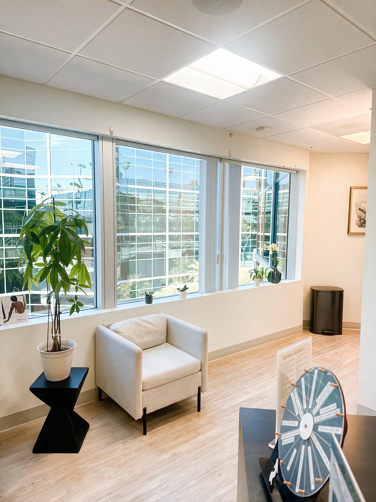 Waiting area at AH Clinics in San Diego